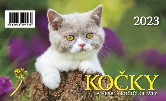Kočky 2023 - stolní kalendář