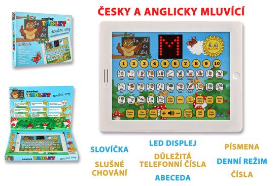 Levně TEDDIES Dětský tablet moudré sovy