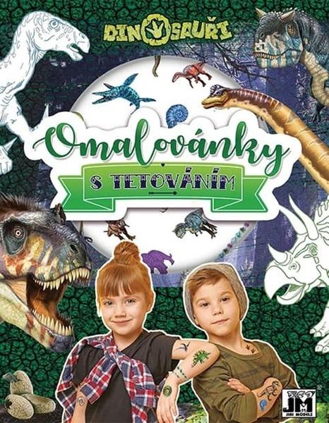 Levně Omalovánky s tetováním Dinosauři