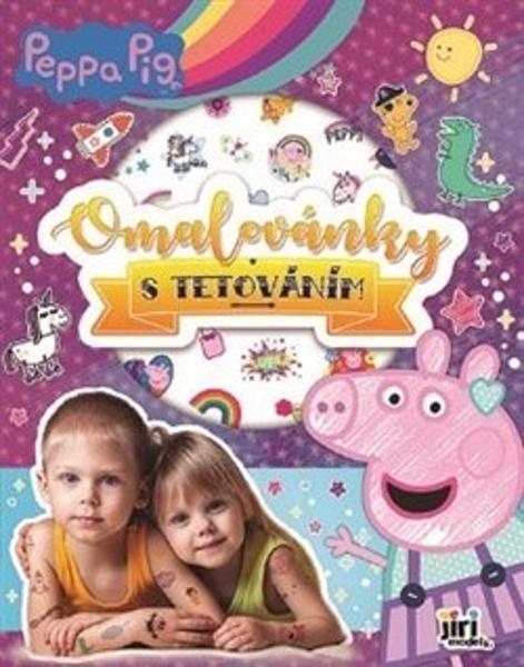 Levně Omalovánky s tetováním Peppa Pig