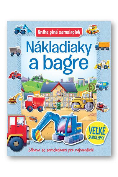 Kniha plná samolepiek Nákladiaky a bagre - 9788056709795