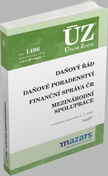 ÚZ 1496 Daňový řád - 9788074885365