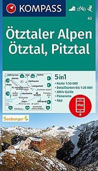 Ötztaler Alpen 43 NKOM 1:50T  MARCO POLO