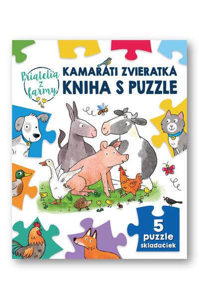 Levně Kamaráti zvieratká kniha s puzzle