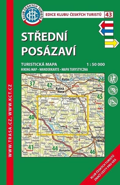 KČT 43 Střední Posázaví - 9788073245689
