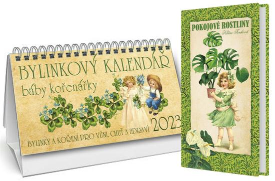 Bylinkový kalendář 2023 + Pokojové rostliny - 9788088442028
