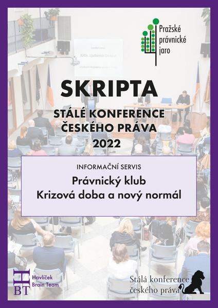 Levně Skripta SKČP Právnický klub Krizová doba a nový normál