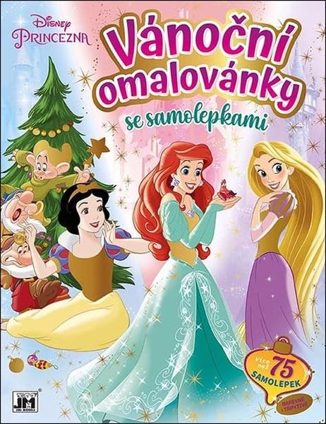 Levně Vánoční omalovánky Princezna