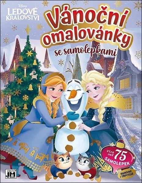 Levně Vánoční omalovánky Ledové království
