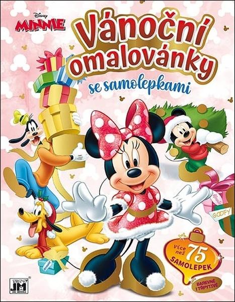 Levně Vánoční omalovánky Minnie
