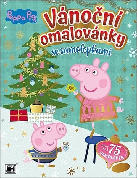 Levně Vánoční omalovánky Peppa Pig