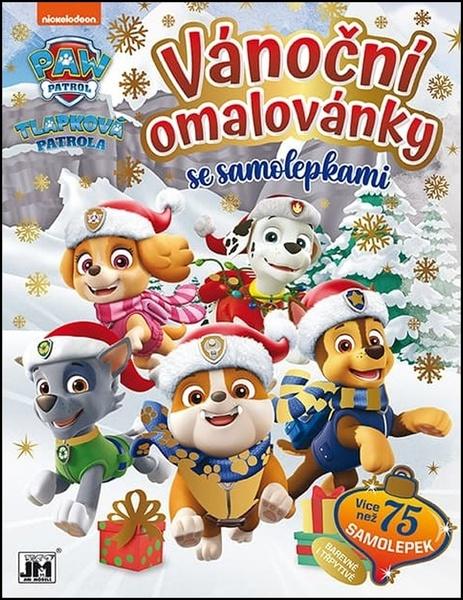 Levně Vánoční omalovánky Tlapková patrola