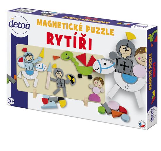 Levně Detoa Magnetické puzzle Rytíři