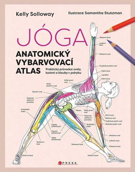 Jóga Anatomický vybarvovací atlas - 9788026443780