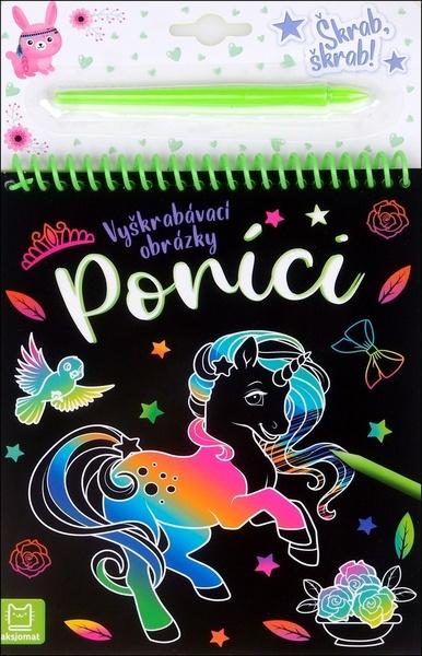 Levně Poníci vyškrabávací obrázky Marzena Ćwik