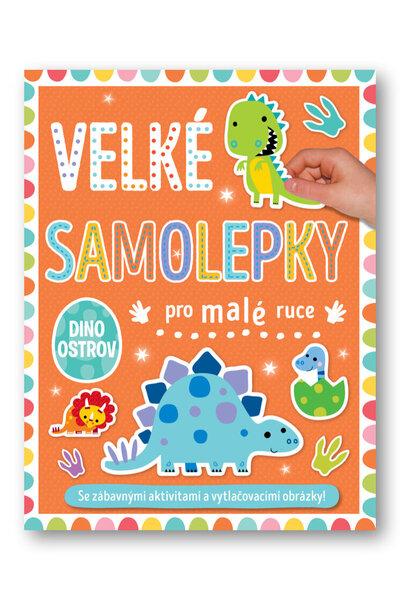 Velké samolepky pro malé ruce Dino ostrov - 9788025632987