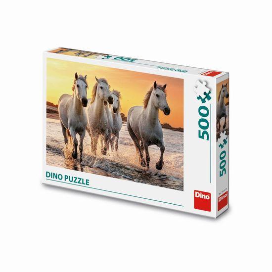 KONĚ V PŘÍBOJI 500 Puzzle - 502574DIN