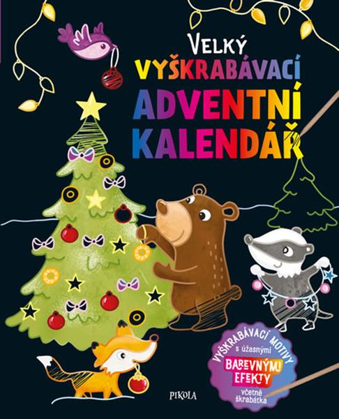 Velký vyškrabávací adventní kalendář - 9788024265278