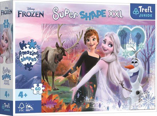 TREFL Puzzle Super Shape XXL Ledové království 2: Tančící sestry 60 dílků - 50010