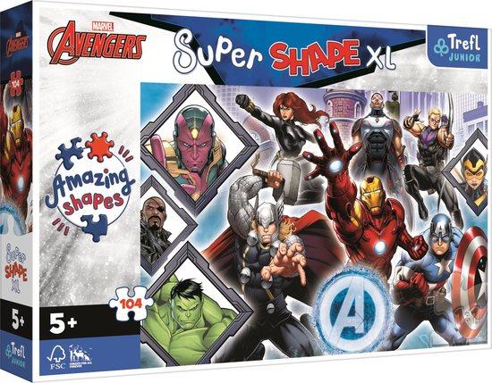 TREFL Puzzle Super Shape XL Avengers 104 dílků - 50018