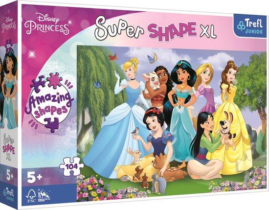TREFL Puzzle Super Shape XL Disney princezny: V zahradě 104 dílků - 50019