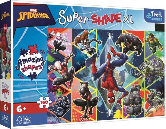TREFL Puzzle Super Shape XL Spiderman: Přidej se 160 dílků - 50024