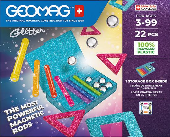 Levně GEOMAG Glitter 22 dílků