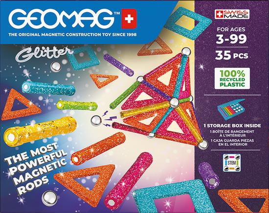 Levně GEOMAG Glitter 35 dílků