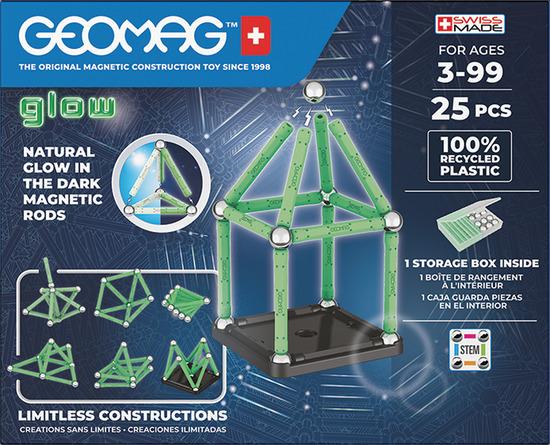 Levně Geomag Glow magnetické kostky 25 kusů GEOMAG GEO-328