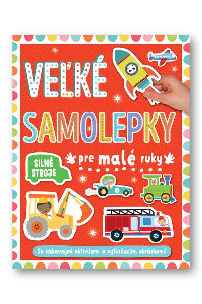Levně Veľké samolepky pre malé ruky Silné stroje