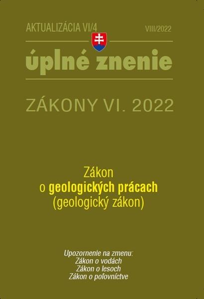 Aktualizácia VI/4 2022 – životné prostredie, odpadové a vodné hospodárstvo