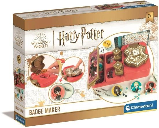 Levně CLEMENTONI Harry Potter: Strojek na výrobu odznaků