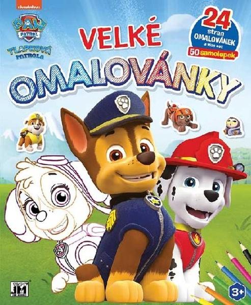 Levně JIRI MODELS Velké omalovánky Tlapková patrola