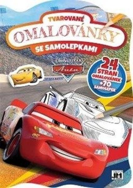 Jiri Models Omalovánky tvarované   samolepky Cars Auta