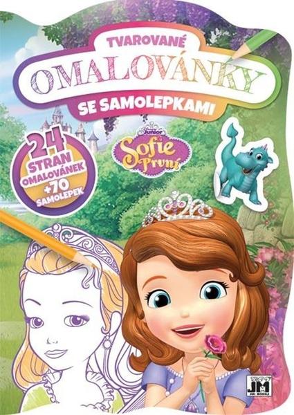 Sofie První Tvarované omalovánky se samolepkami