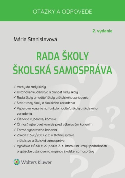 Rada školy Školská samospráva - 9788057105145