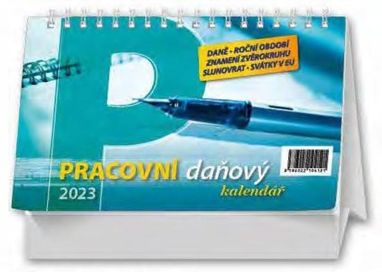 Pracovní daňový kalendář 2023 - stolní kalendář