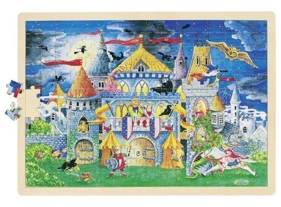 Levně GOKI Dřevěné puzzle Pohádková hodina 192 dílků
