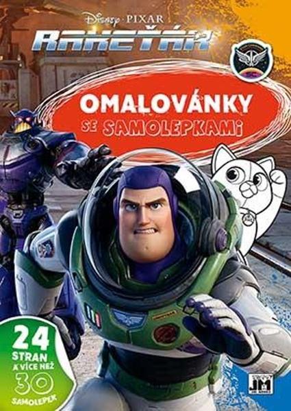 Omalovánky se samolepkami Rakeťák