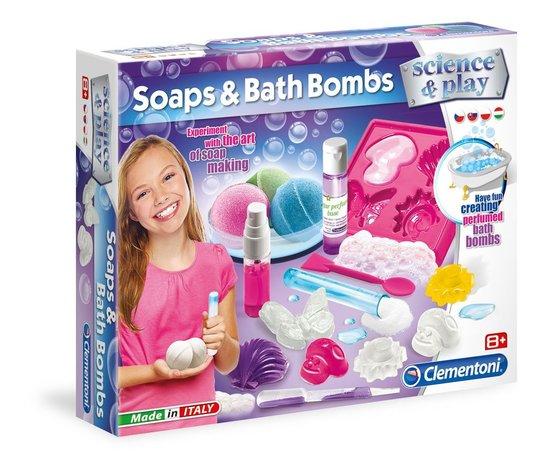 CLEMENTONI Science&Play: Laboratoř na výrobu mýdel a koupelových bomb - 33CG50149HMS