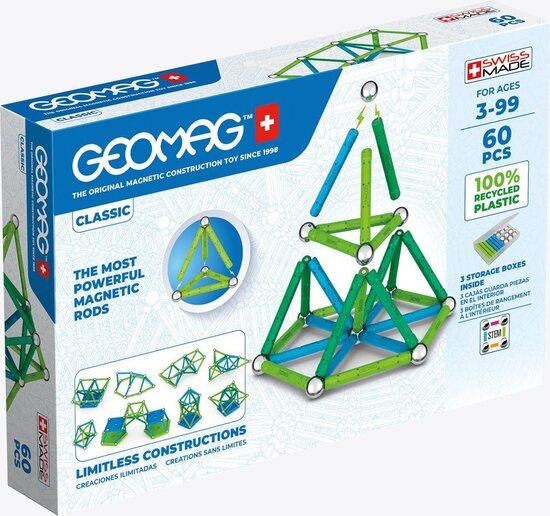 Geomag Classic Recycled magnetické kostky 60 prvků GEOMAG GEO-272 - 272