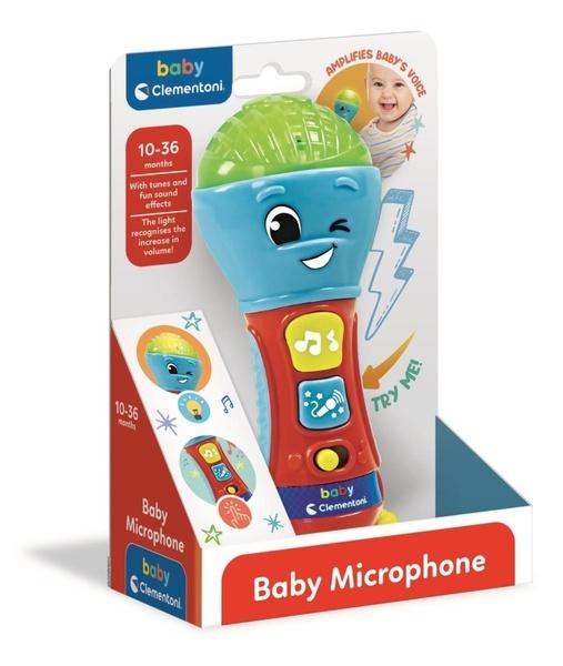 CLEMENTONI BABY Interaktivní mikrofon se světly a zvuky - 17481