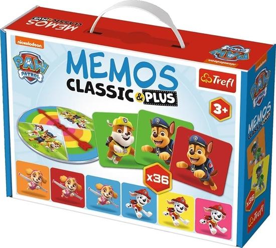 TREFL Pexeso Classic&Plus Tlapková patrola 3v1 - 02269