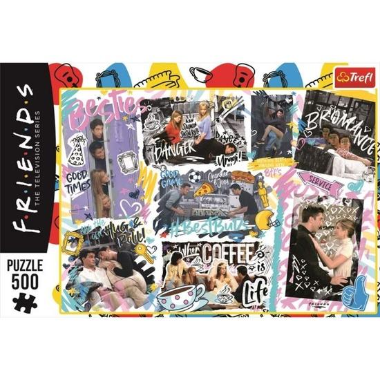 TREFL Puzzle Přátelé: Koláž 500 dílků - 37418