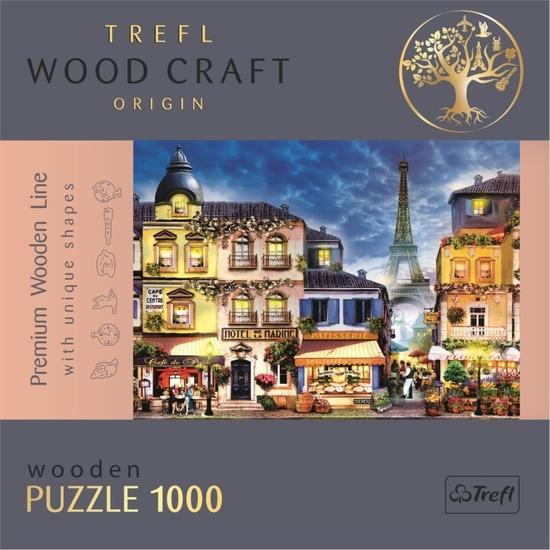 TREFL Wood Craft Origin puzzle Francouzská ulice 1000 dílků - 20142