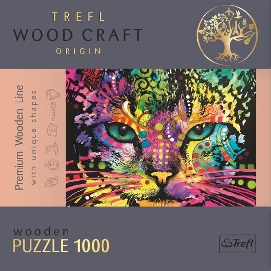 Puzzle Barevná kočka 1000 dílků