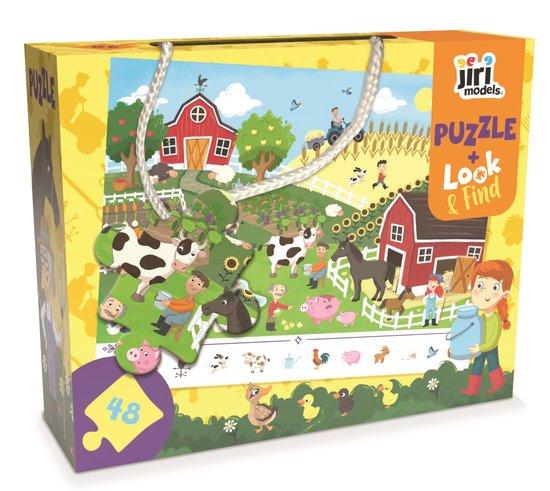 JIRI MODELS Puzzle Look & Find: Farma 48 dílků - 3076-6