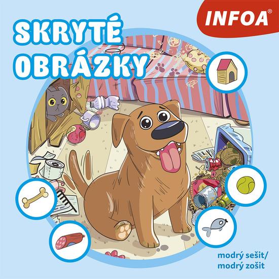 Levně Skryté obrázky - modrý sešit/modrý zošit