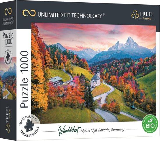 TREFL Puzzle UFT Wanderlust: Na úpatí Alp 1000 dílků - 10703