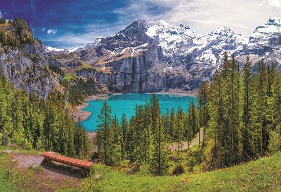 TREFL Puzzle Jezero Oeschinen, Alpy 1500 dílků - 26166